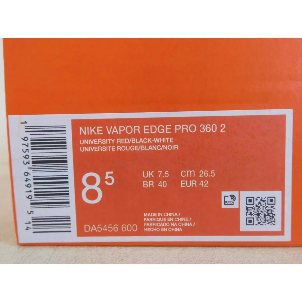 Nike shoes - Nike Vapor Edge Pro 360 - DA5456-600 - Red 22