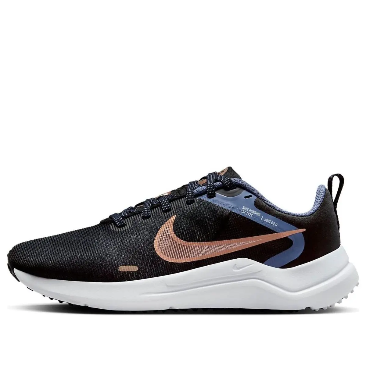 Wmns Nike Downshifter 12 `black Diffuse Blue Bronze` - Black