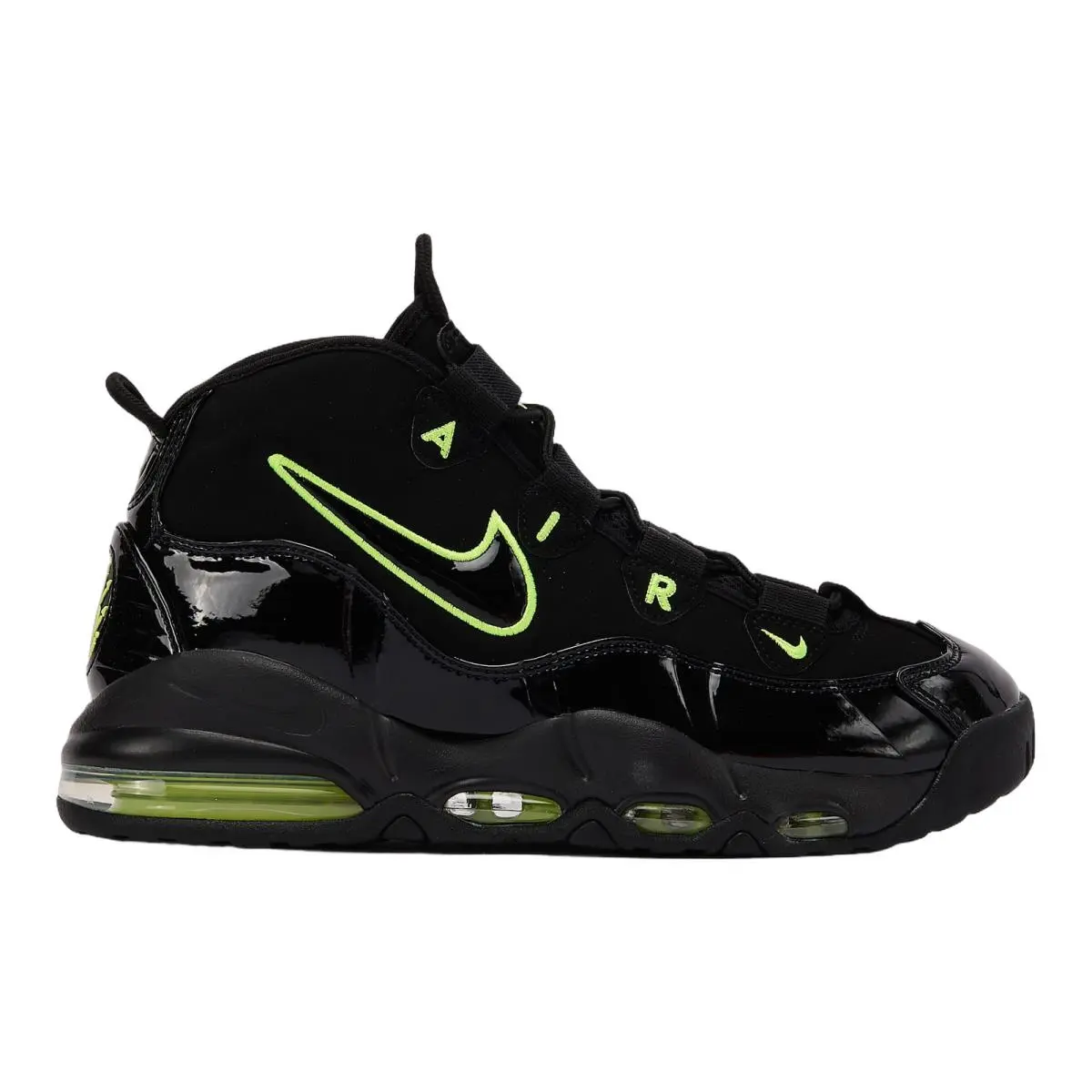Air Max Uptempo Premium Basketball Shoes Sneakers Mens Size 8-14 Black/Volt by Nike