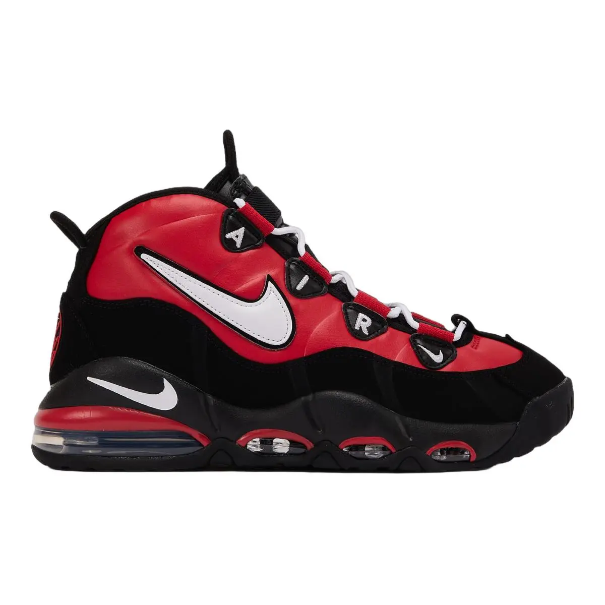 Air Max Uptempo Premium Basketball Shoes Sneakers Mens Size 8-14 University Red/White/Black by Nike
