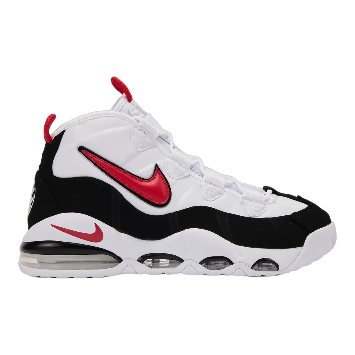 Air Max Uptempo Premium Basketball Shoes Sneakers Mens Size 8-14 White/University Red-Black by Nike