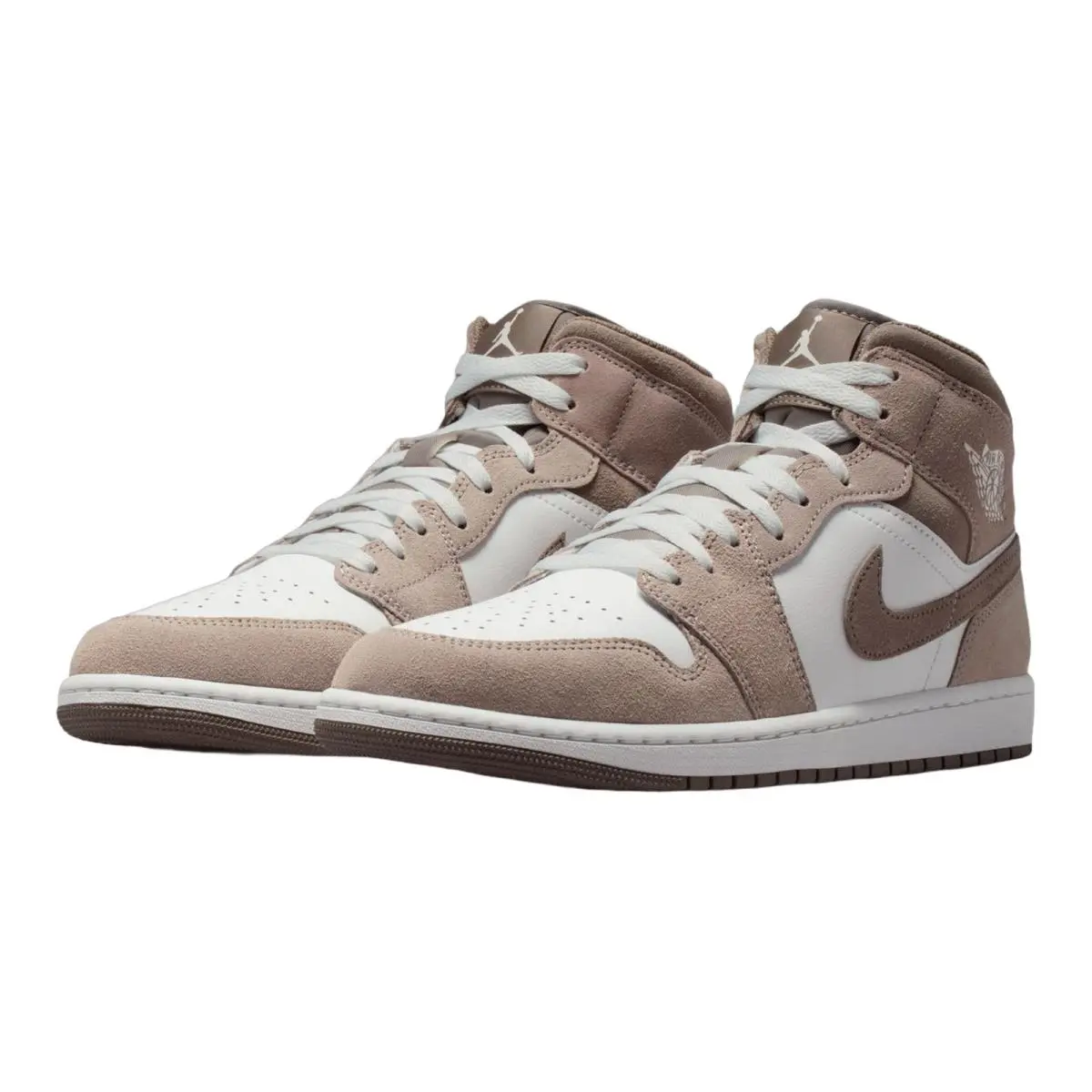 Nike shoes - JORDAN AJ 1 Mid - Mid - Enigma Stone/Olive Grey/Summit White 0