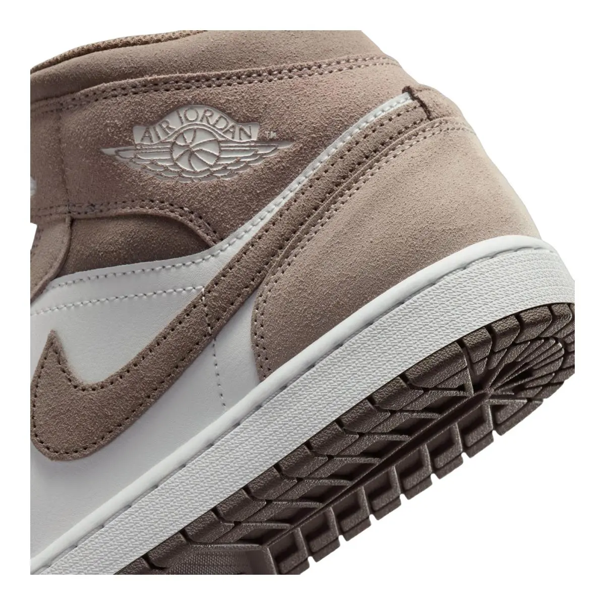Nike shoes - JORDAN AJ 1 Mid - Mid - Enigma Stone/Olive Grey/Summit White 6