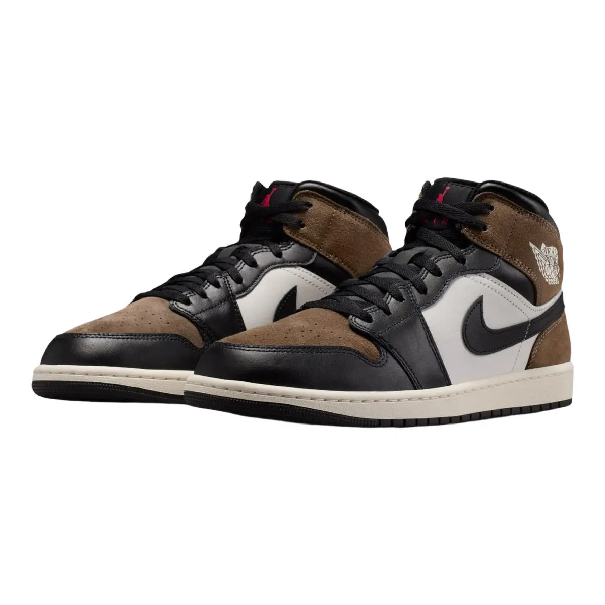 Nike shoes - JORDAN AJ 1 Mid - Mid - Enigma Stone/Olive Grey/Summit White 22