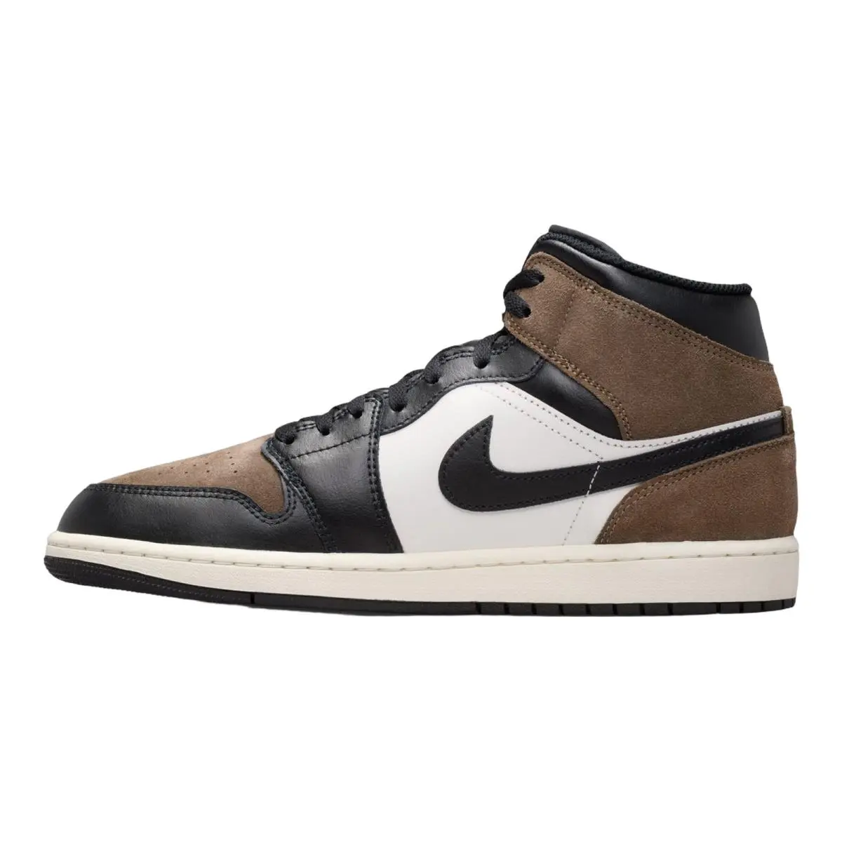 Nike shoes - JORDAN AJ 1 Mid - Mid - Enigma Stone/Olive Grey/Summit White 25