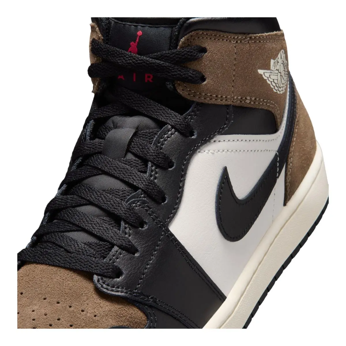 Nike shoes - JORDAN AJ 1 Mid - Mid - Enigma Stone/Olive Grey/Summit White 27