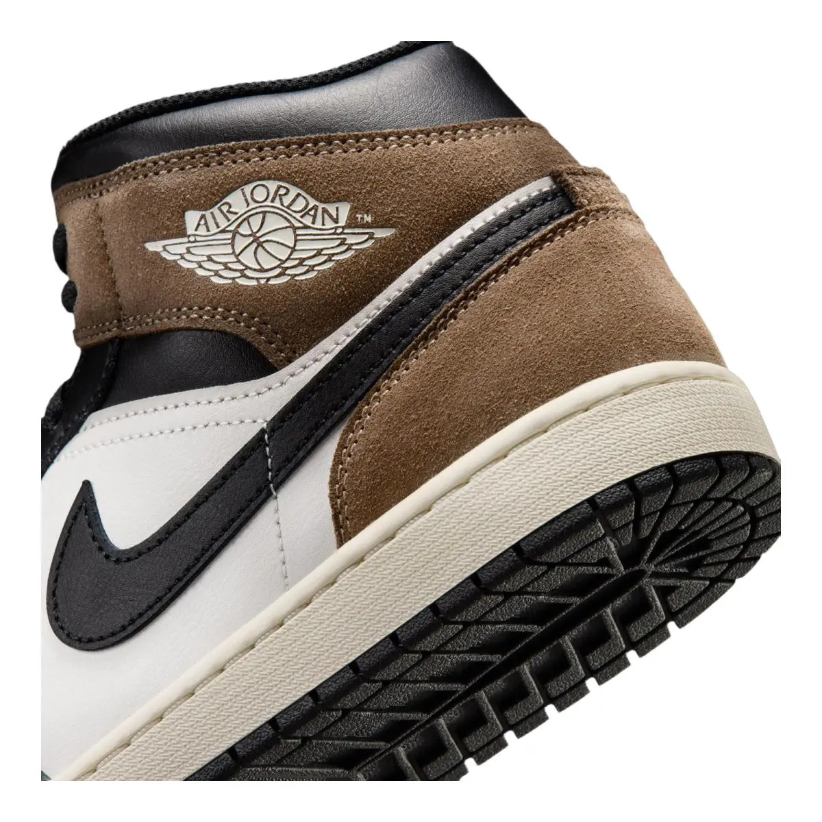 Nike shoes - JORDAN AJ 1 Mid - Mid - Enigma Stone/Olive Grey/Summit White 28