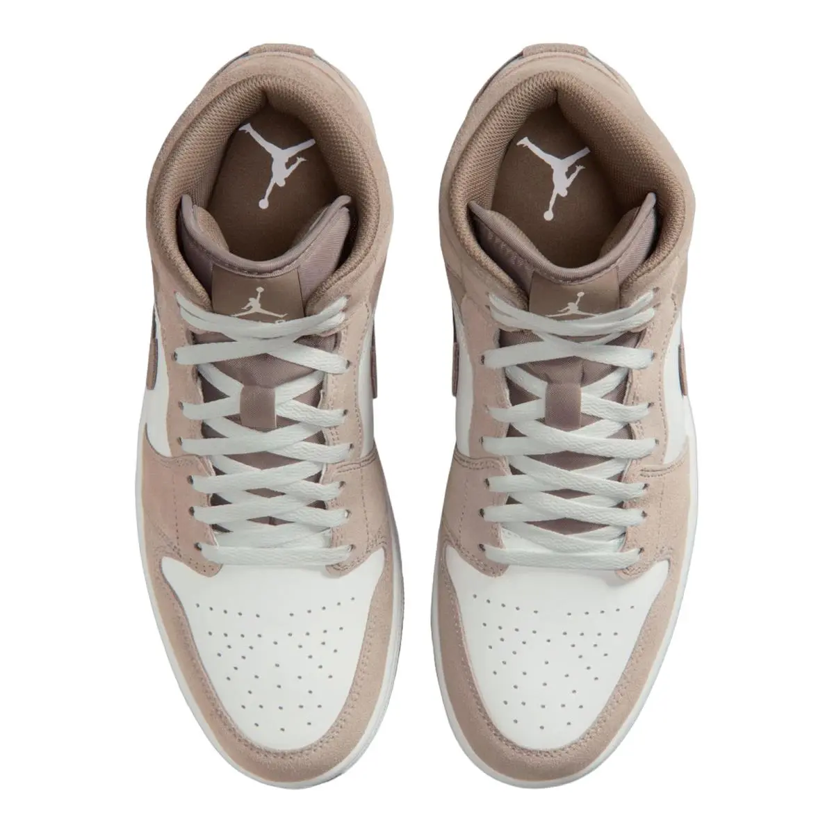 Nike shoes - JORDAN AJ 1 Mid - Mid - Enigma Stone/Olive Grey/Summit White 9