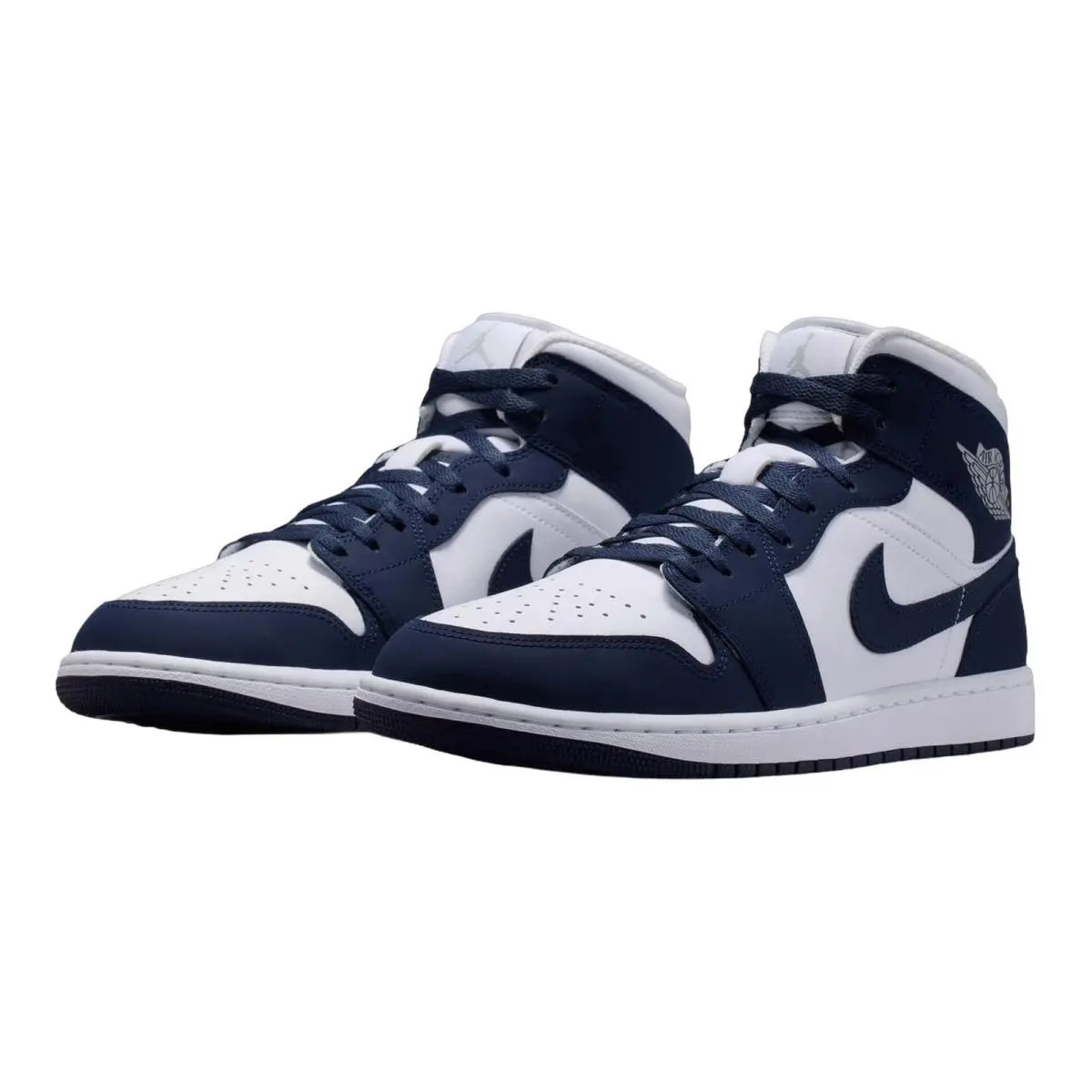Nike shoes - JORDAN AJ 1 Mid - Mid - Enigma Stone/Olive Grey/Summit White 36