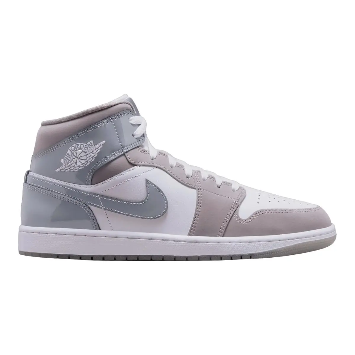 Nike shoes - JORDAN AJ 1 Mid - Mid - Enigma Stone/Olive Grey/Summit White 88