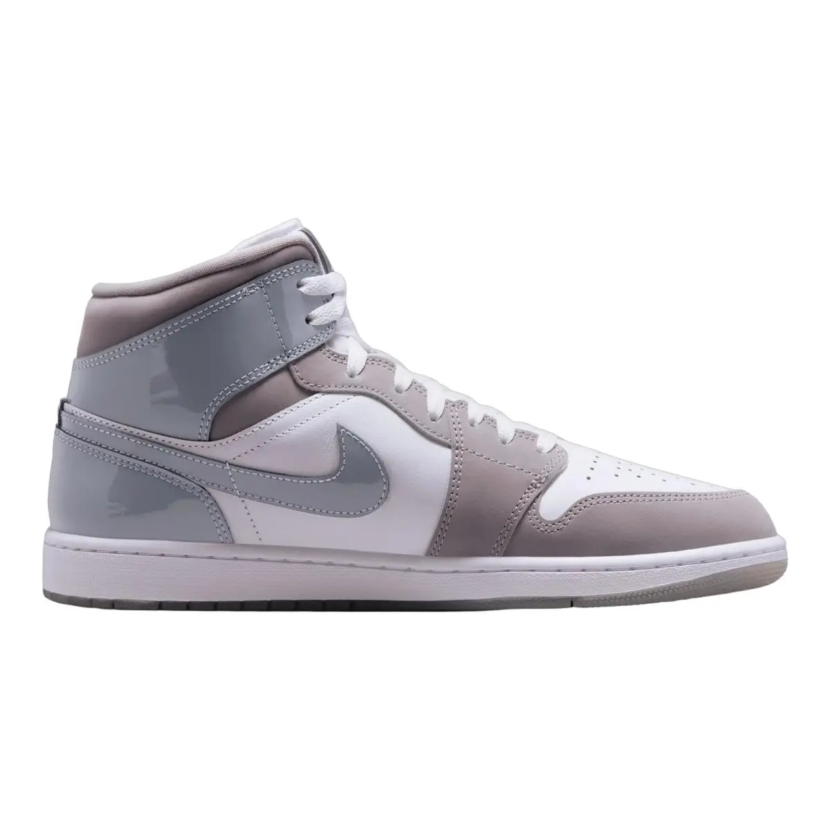 Nike shoes - JORDAN AJ 1 Mid - Mid - Enigma Stone/Olive Grey/Summit White 91