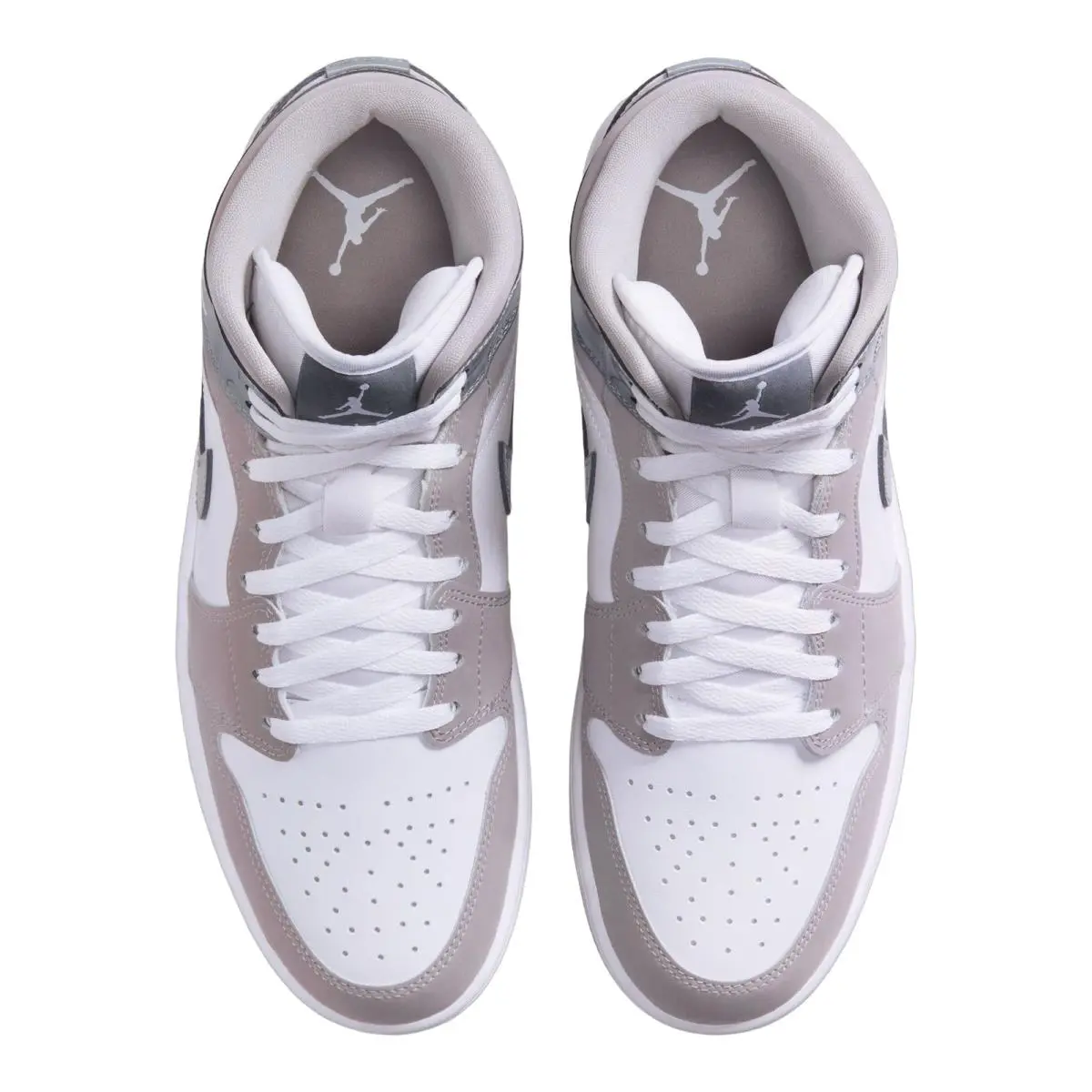 Nike shoes - JORDAN AJ 1 Mid - Mid - Enigma Stone/Olive Grey/Summit White 95