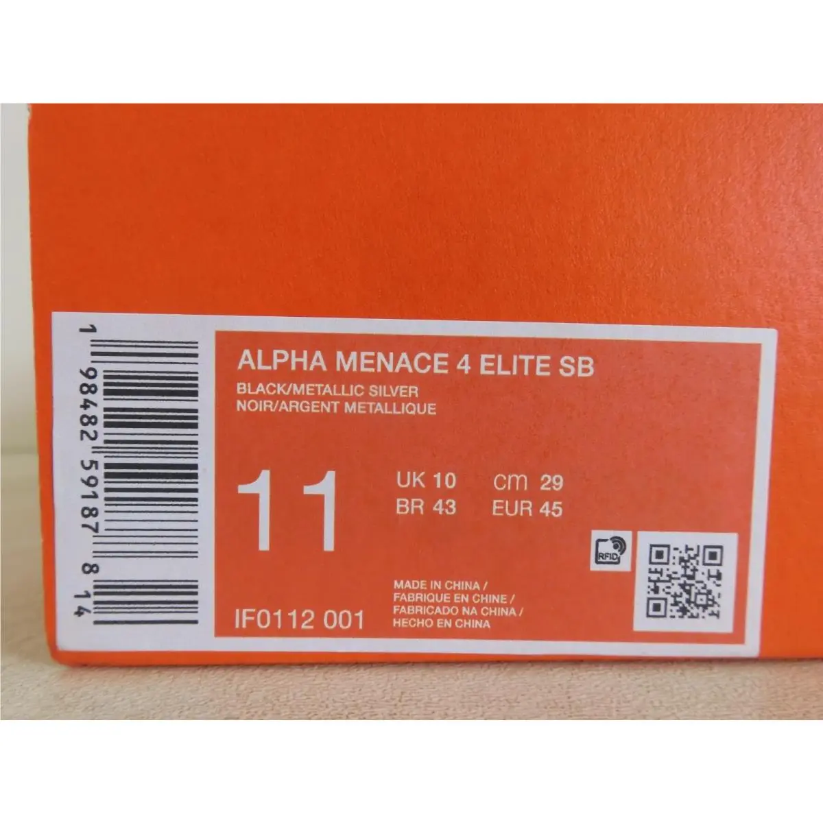 Nike shoes - Nike Alpha Menace Elite - Alpha Menace Elite - IF0112-001 - Black 7