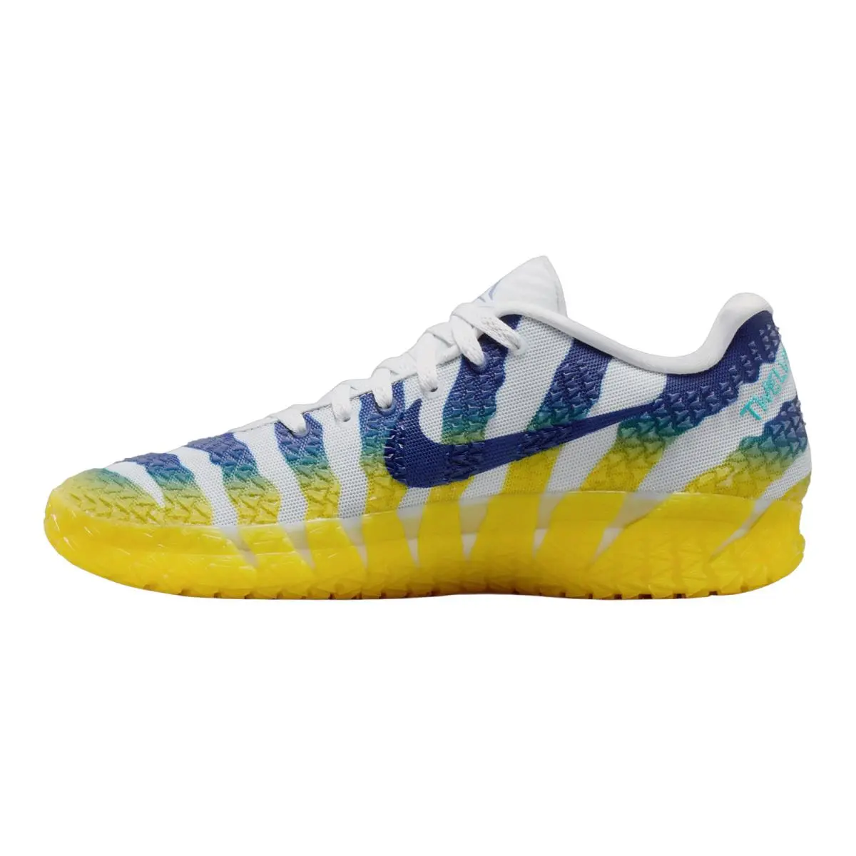 Nike shoes - NIKE Ja 3 Murray State - HF2793-004 - Pure Platinum/Deep Royal Blue/Lightening/Dusty Cactus 1