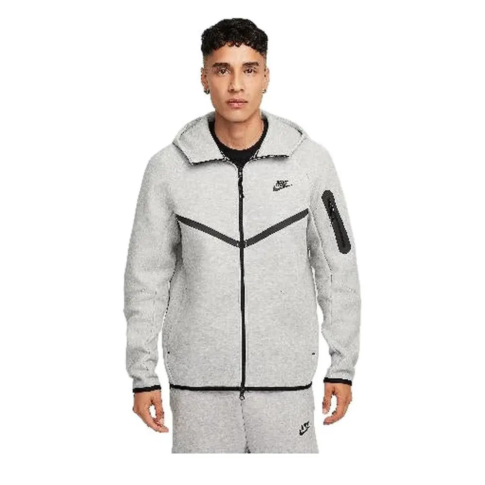 Tech Fleece Full-zip Hoodie Athletic Grey Men`s by Nike