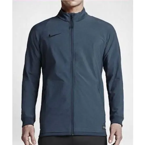 Revolution Sideline Stretch Woven Squadron Blue F/z Soccer Jacket Men L by Nike