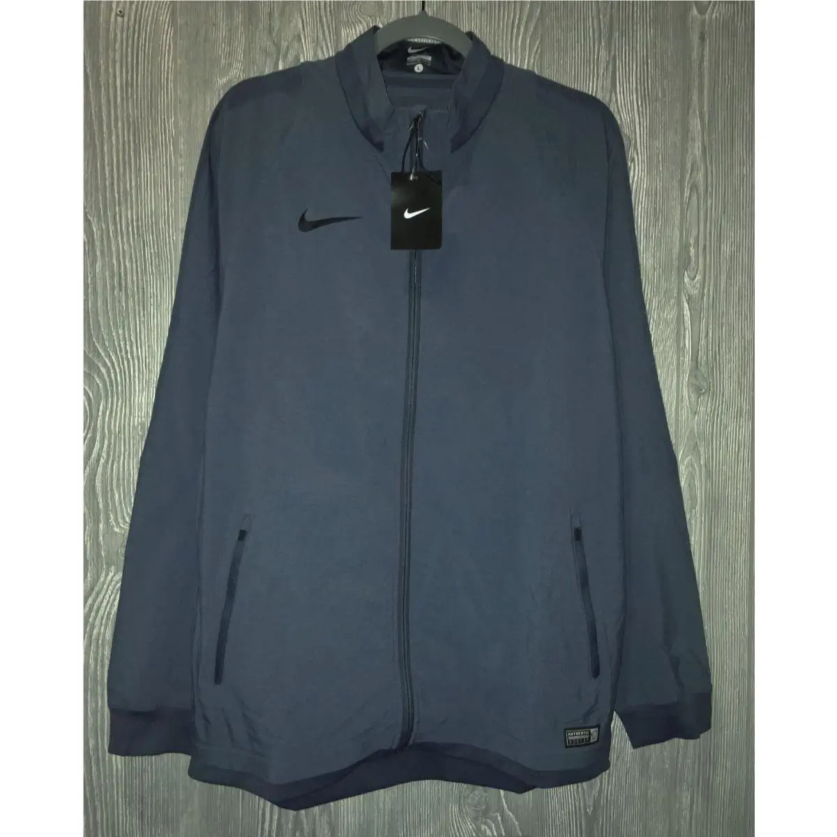 Nike clothing - NIKE Revolution Sideline Stretch Woven F/Z Soccer Ja - 688377 - Blue 9