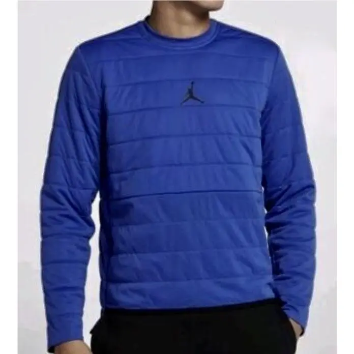 Jordan 23 Aerolayer Tech Quilted Royal Blue Training Sweatshirt Mens L by Nike