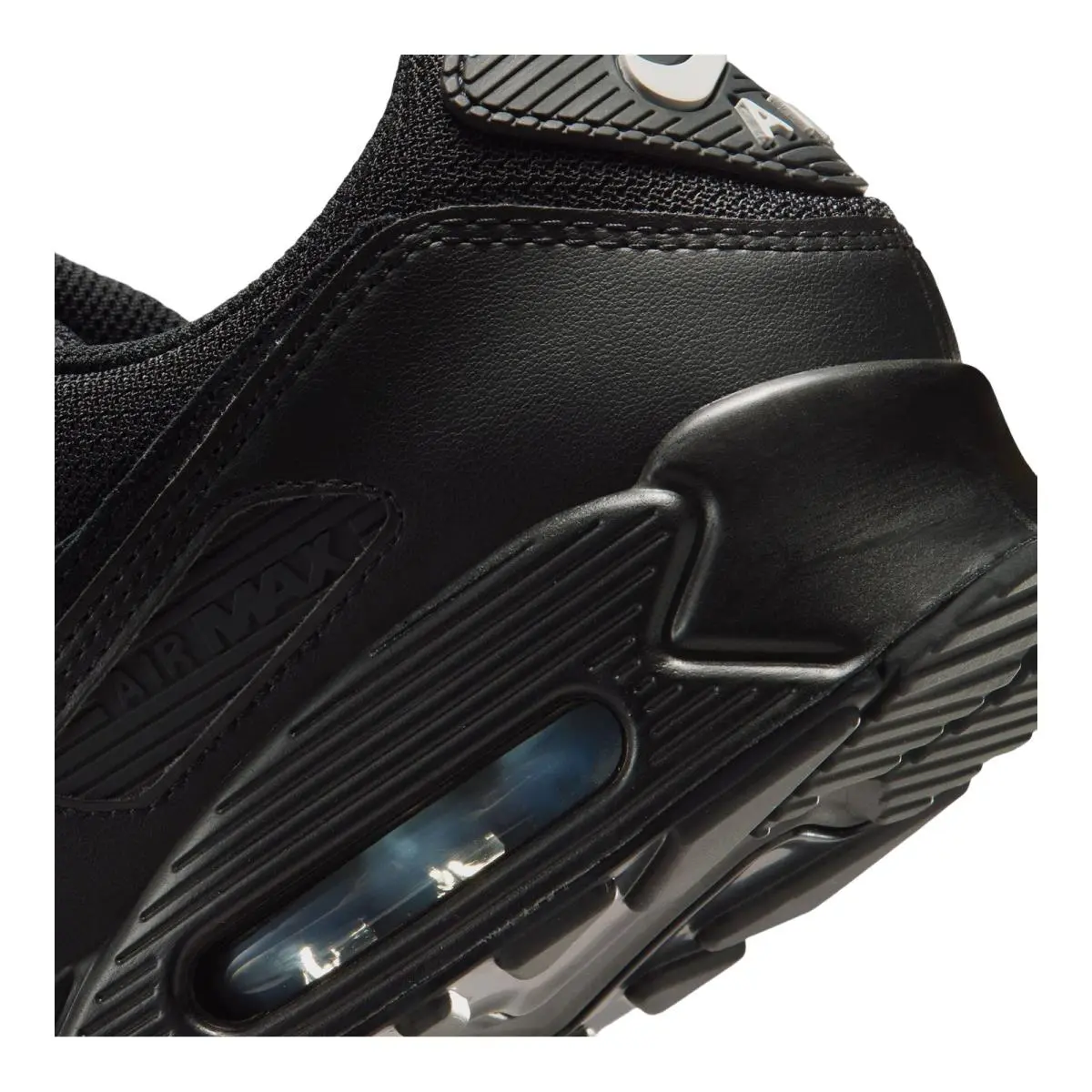Nike shoes - NIKE Air Max 90 - Air Max - Black/Black/Light Smoke Grey 4