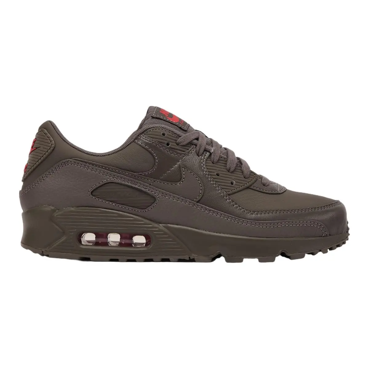 Air Max 90 Premium Lifestyle Casual Sneakers Mens Size 8-14 Cave Stone/Cave Stone/Adobe by Nike