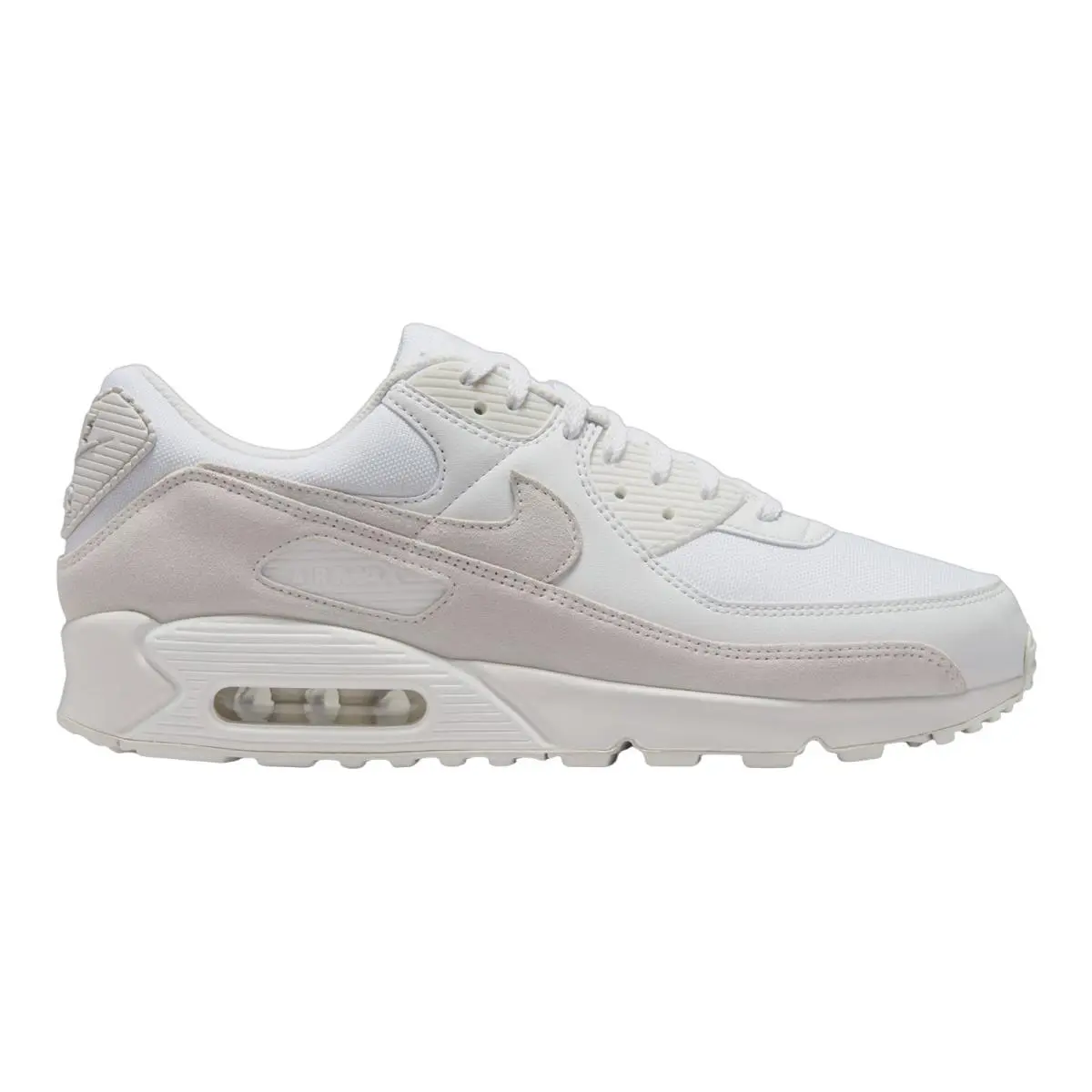 Air Max 90 Premium Lifestyle Casual Sneakers Mens Size 8-14 White/Photon Dust/Summit White/Platinum Tint by Nike