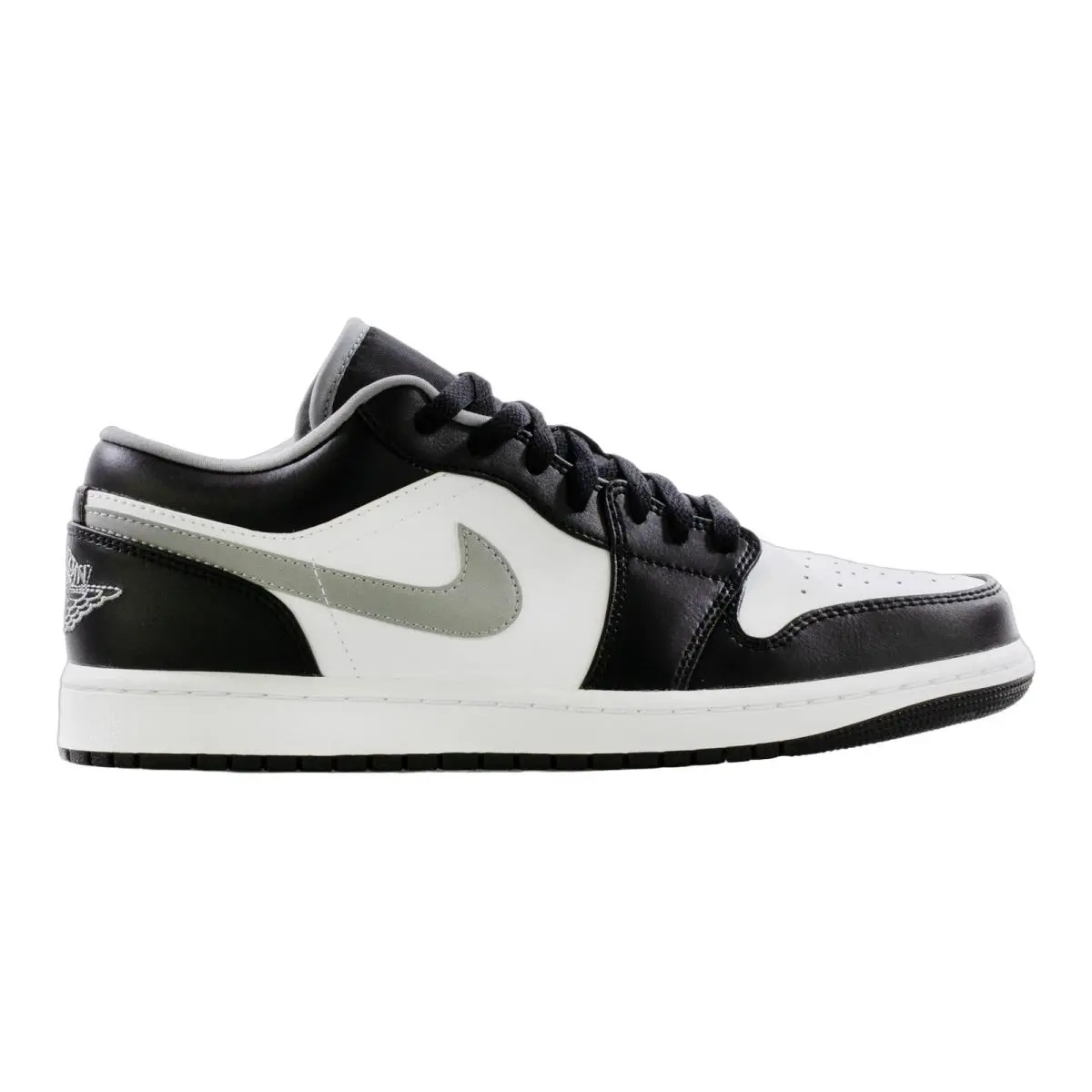 Jordan 1 Low Premium Lifestyle Casual Sneakers Mens Size 8-14 Black/Particle Grey-White by Nike
