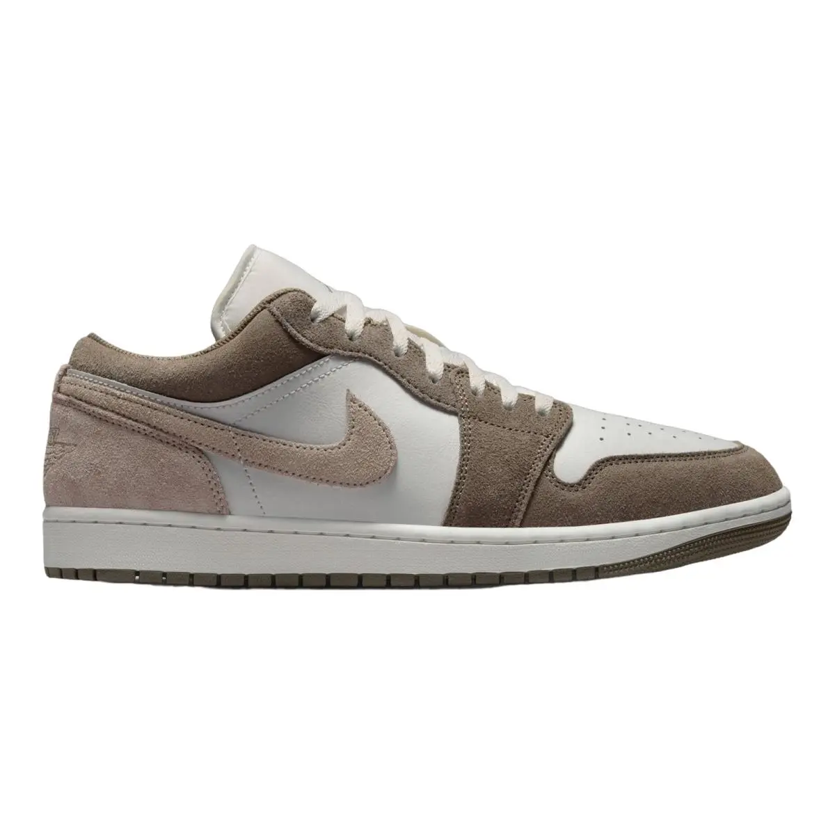 Jordan 1 Low Premium Lifestyle Casual Sneakers Mens Size 8-14 Olive Grey/Summit White/Pale Ivory/Enigma Stone by Nike