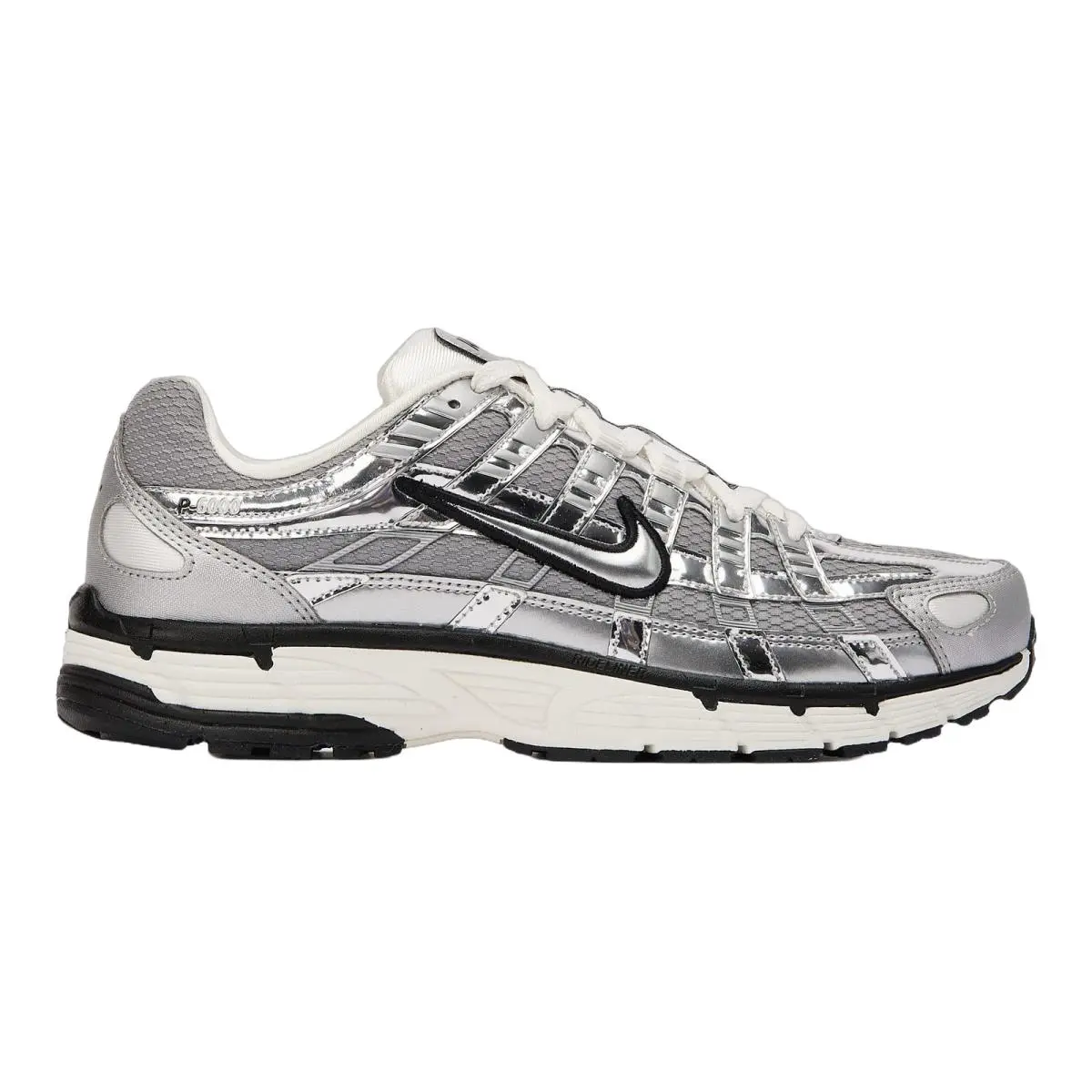 Nike P 6000 Running Shoes Mens Size 8-14 Metallic Sail Black CN0149-001