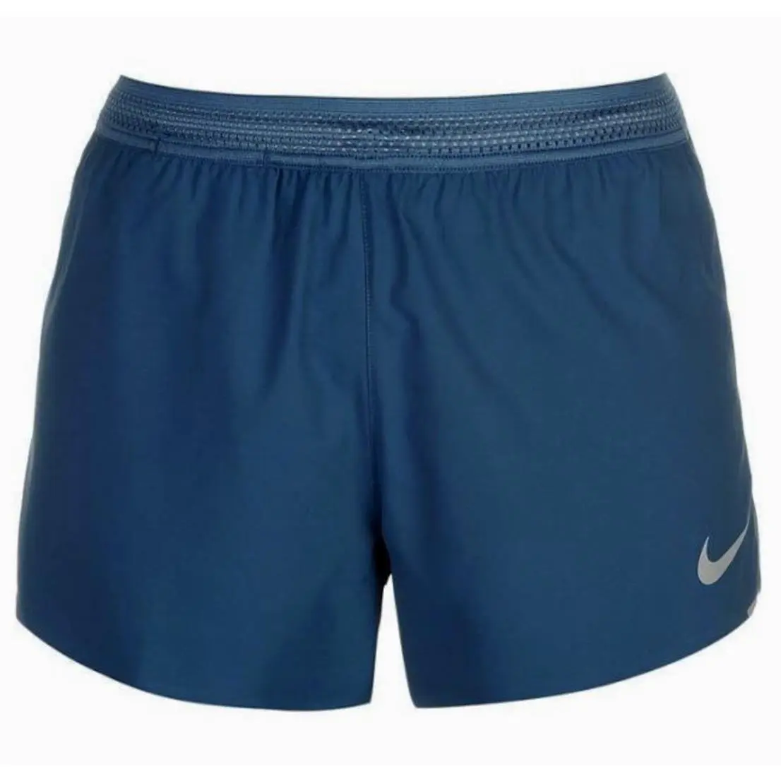 Nike Woven Aeroswift 4 Blue Reflective Silver Running Shorts Mens Sz 2XL
