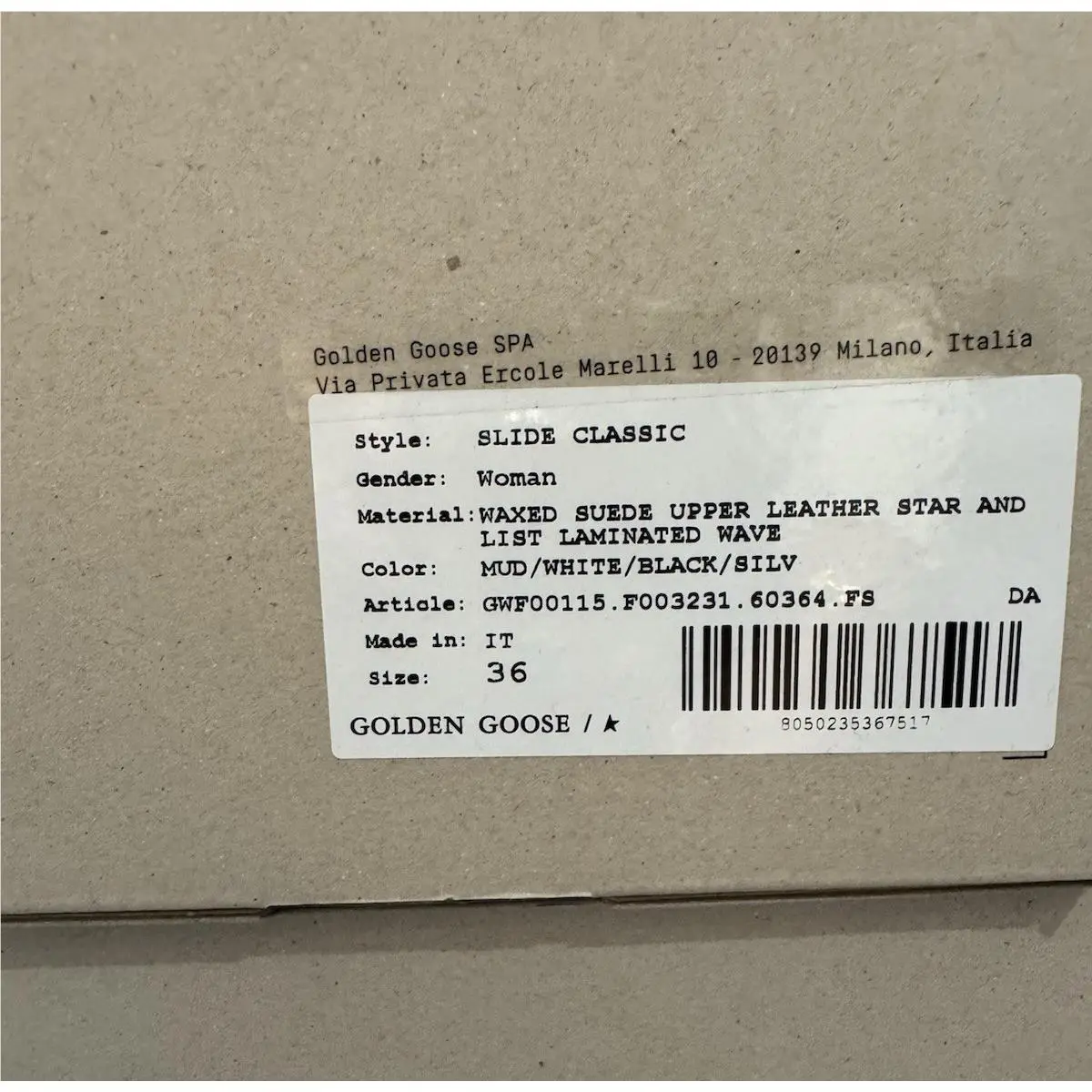 Golden Goose shoes - Golden Goose Slide - Slide - Gray (UPC: 8050235367517) 9