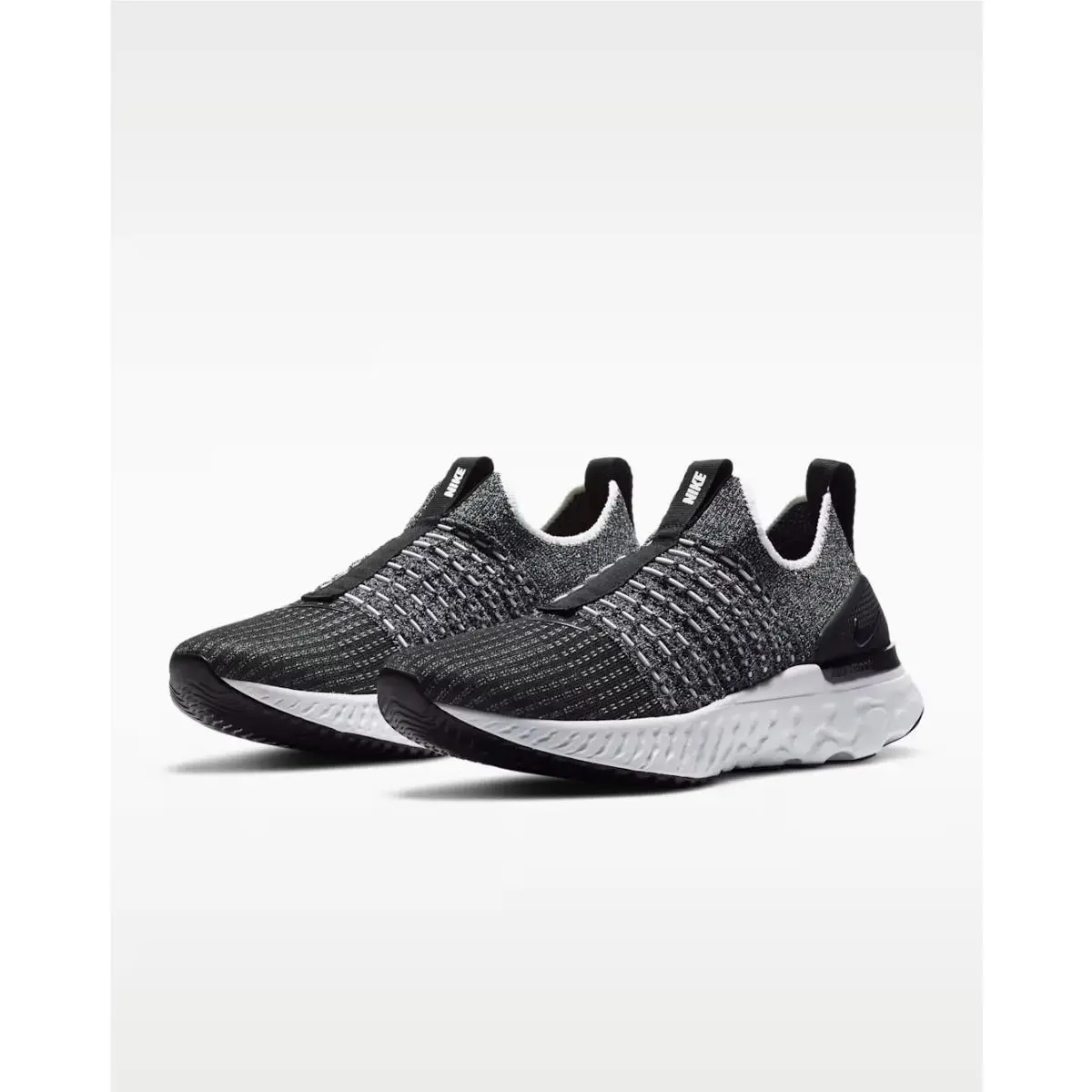 React Phantom Run Flyknit 2 CJ0280-002 Women 6.5 Black Running Shoes HAM758 by Nike