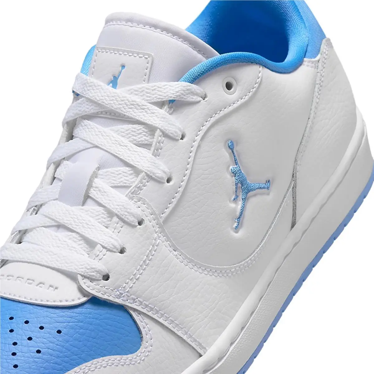 Jordan Court Connect Low Psychic Blue Men`s White Casual Shoes IQ5698-103 by Nike