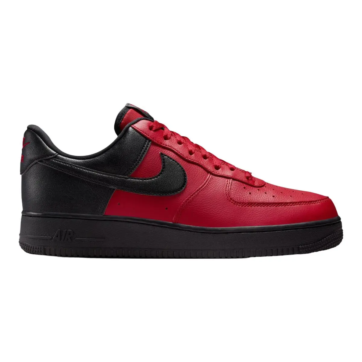 Air Force 1 07 LV8 Streetwear Lifestyle Trainers Sneakers Mens Size 8-14 Ne Gym Red/Black/Summit White by Nike