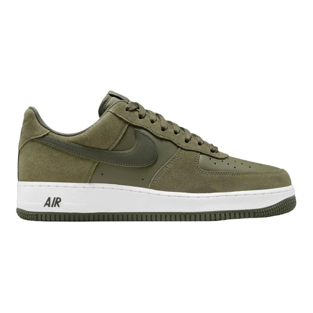 Air Force 1 07 LV8 Streetwear Lifestyle Trainers Sneakers Mens Size 8-14 Ne Medium Olive/Cargo Khaki/White by Nike