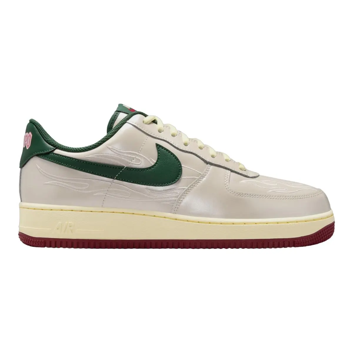 Air Force 1 07 LV8 Streetwear Lifestyle Trainers Sneakers Mens Size 8-14 Ne Phantom/Fir Alabaster/Team Red by Nike