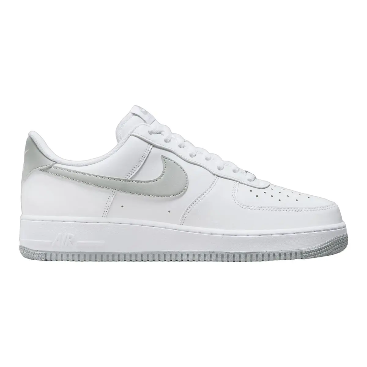 Air Force 1 07 LV8 Streetwear Lifestyle Trainers Sneakers Mens Size 8-14 Ne White/Lt Smoke Grey/White by Nike