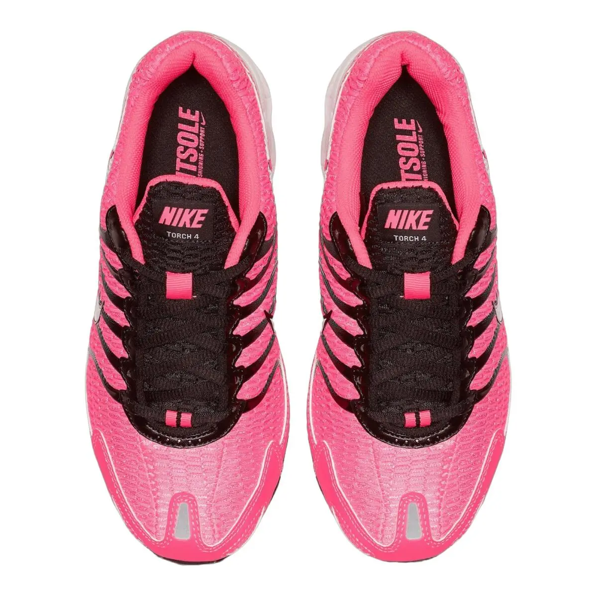 Nike shoes - NIKE Air Max Torch 4 - Black/Metallic Silver/Pink Flash 13