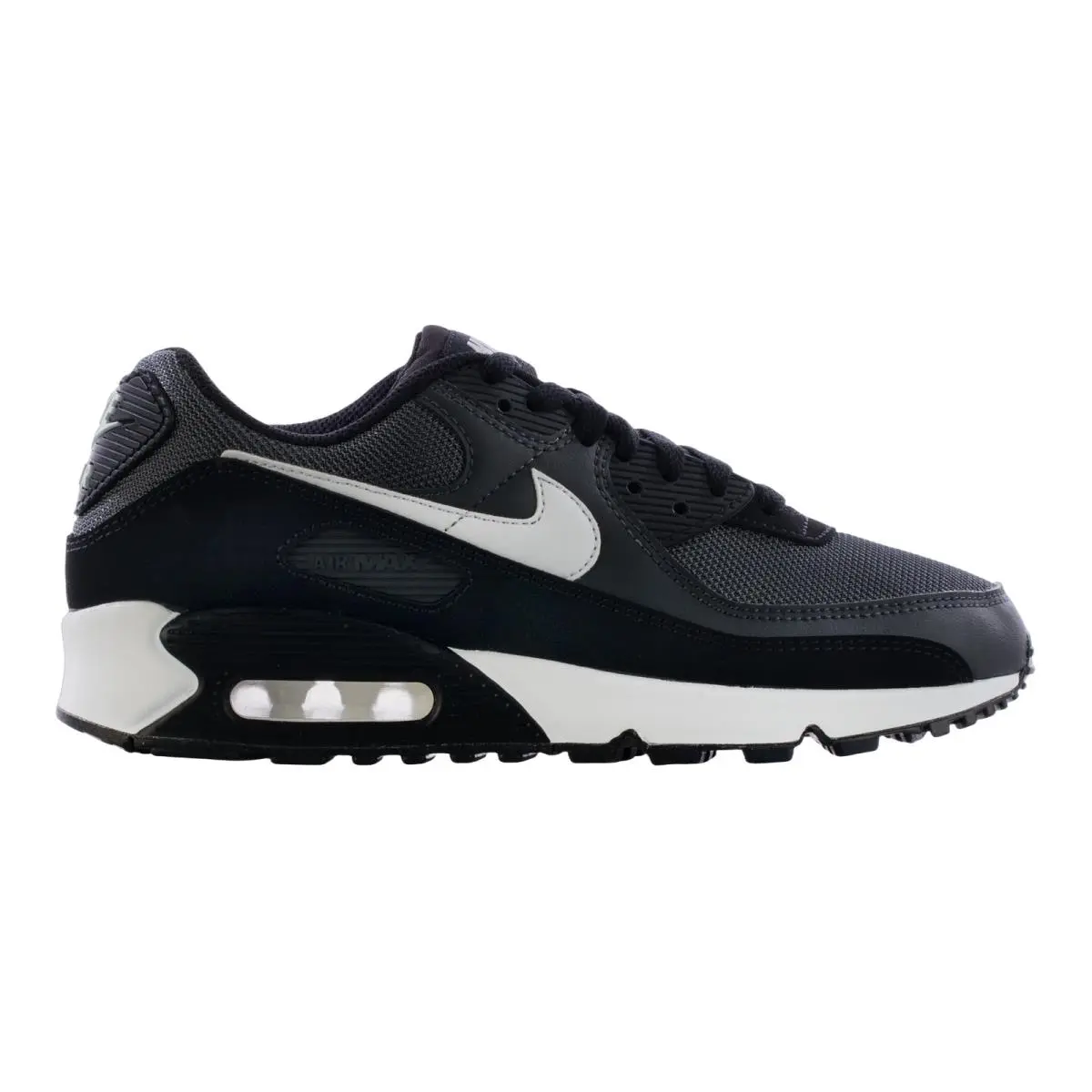 Air Max 90 Prm Everyday Casual Sneakers Shoes Mens Size 8-14 Iron Grey/Dark Smoke Grey-Black-White by Nike