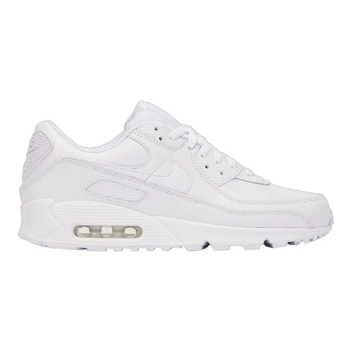 Air Max 90 Prm Everyday Casual Sneakers Shoes Mens Size 8-14 White/White-White by Nike