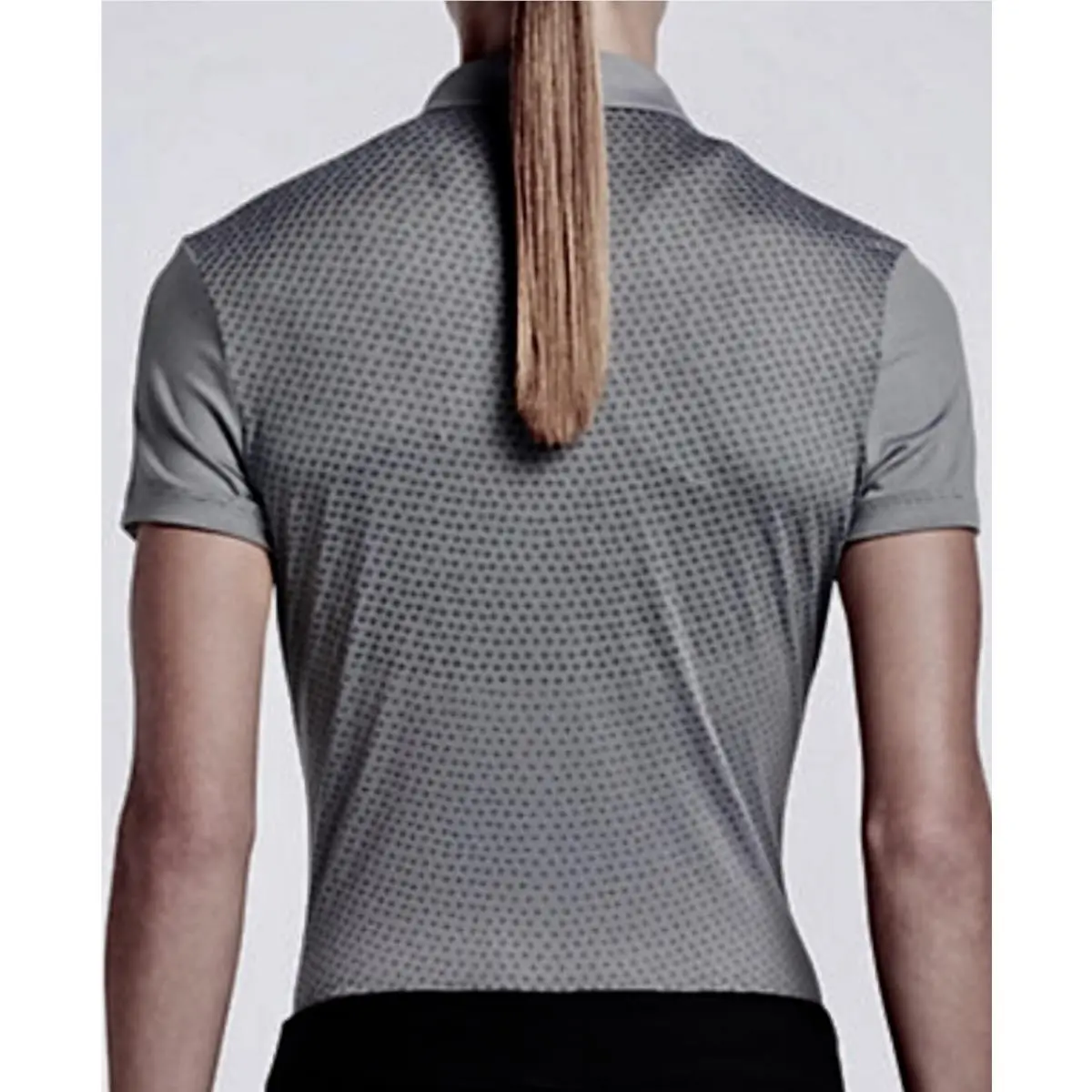 Nike clothing - NIKE GOLF Ace Swing Knit S/S Polo Shirt - 803026 - Gray, Main: Gray 0