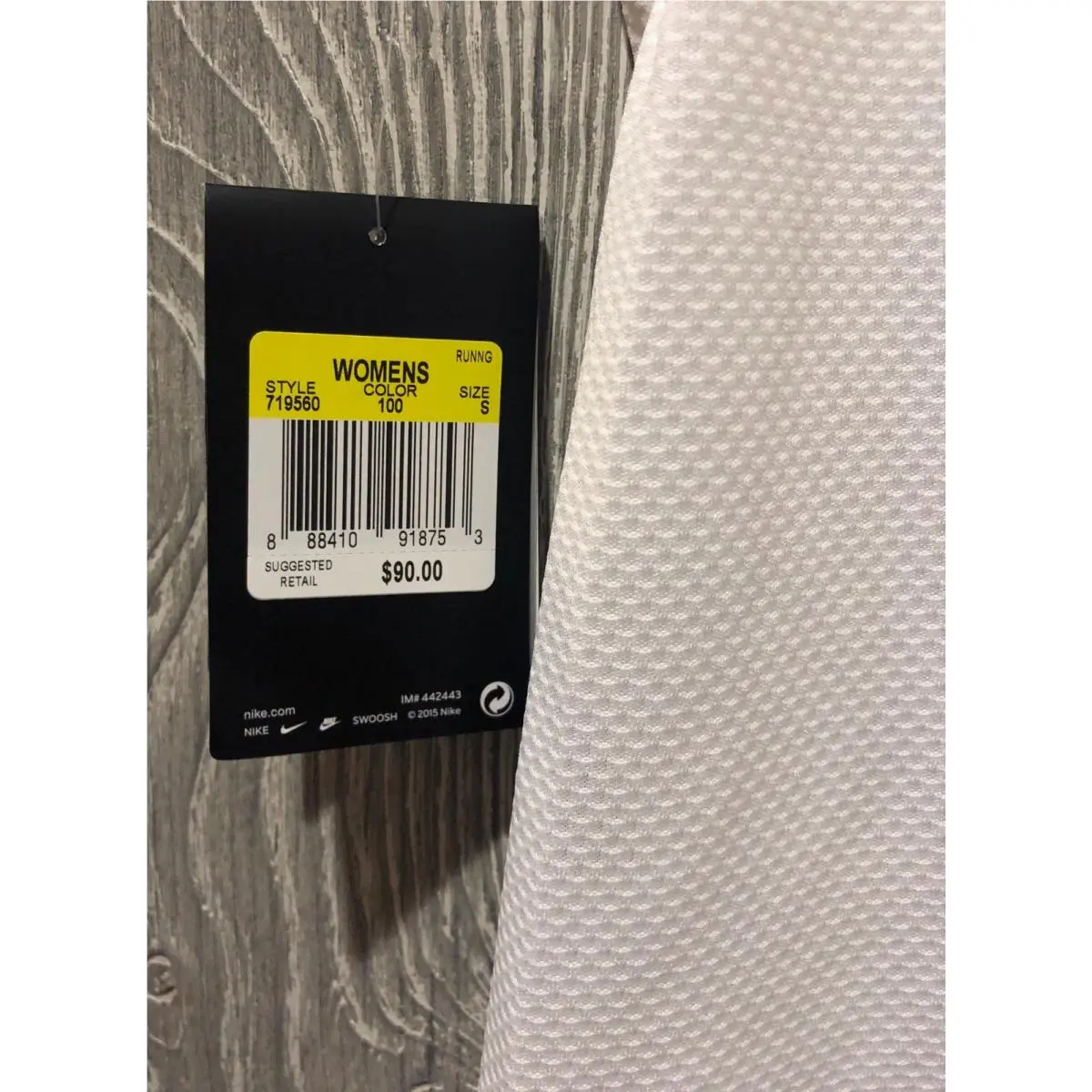 Nike clothing - NIKE Aeroreact Running Reflective Short Sleeve Shirt Top Training - 719560 - White 14