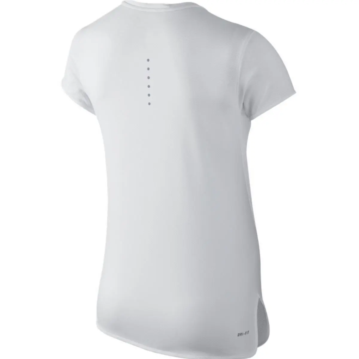 Nike clothing - NIKE Aeroreact Running Reflective Short Sleeve Shirt Top Training - 719560 - White 8