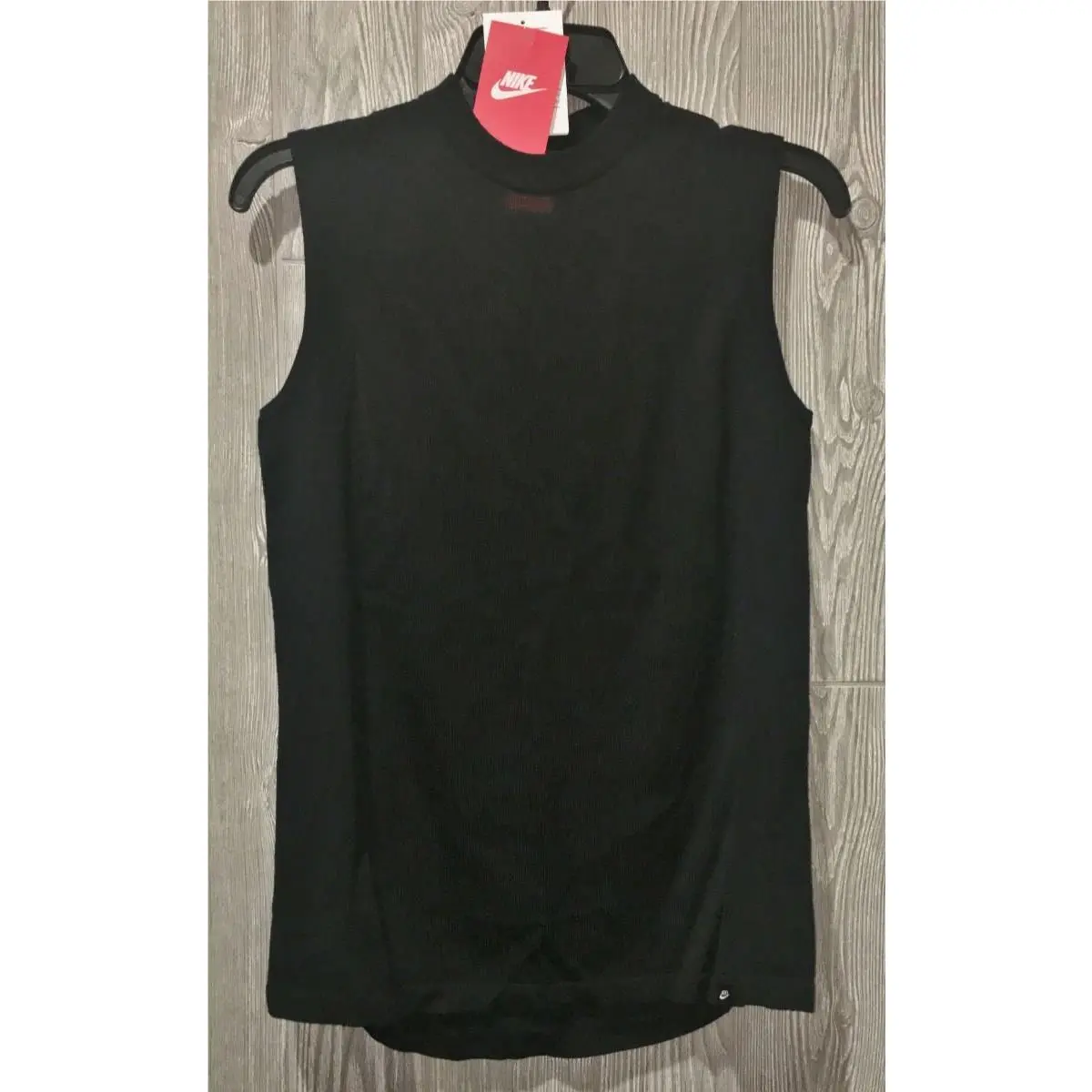 Nike clothing - NIKE Sportswear Tech Knit Sleeveless Crew Neck Top Shirt - 809547 - Black 1