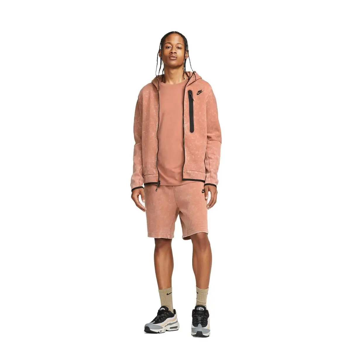 Nike clothing - Nike Sportswear Tech Fleece - Sportswear Tech Fleece - Mineral Clay/Black 10