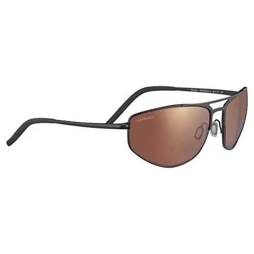 Serengeti SS579001 Masten Oval Sunglasses Matte Black - SS579001-MATTE/BLACK