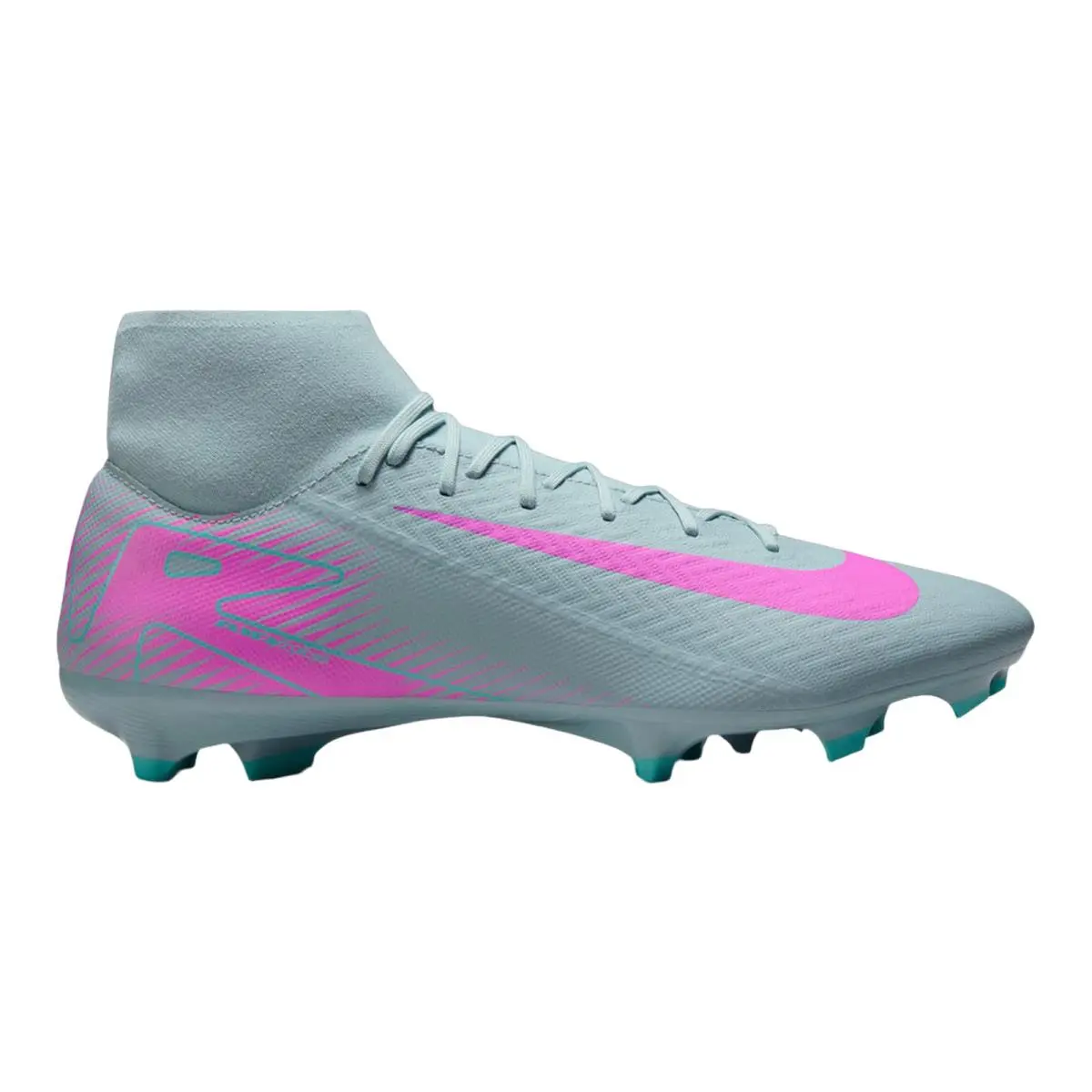 Mercurial Superfly 10 Academy MG Men Mid Top Sneaker Ocean 8-14 FQ1456-301 by Nike