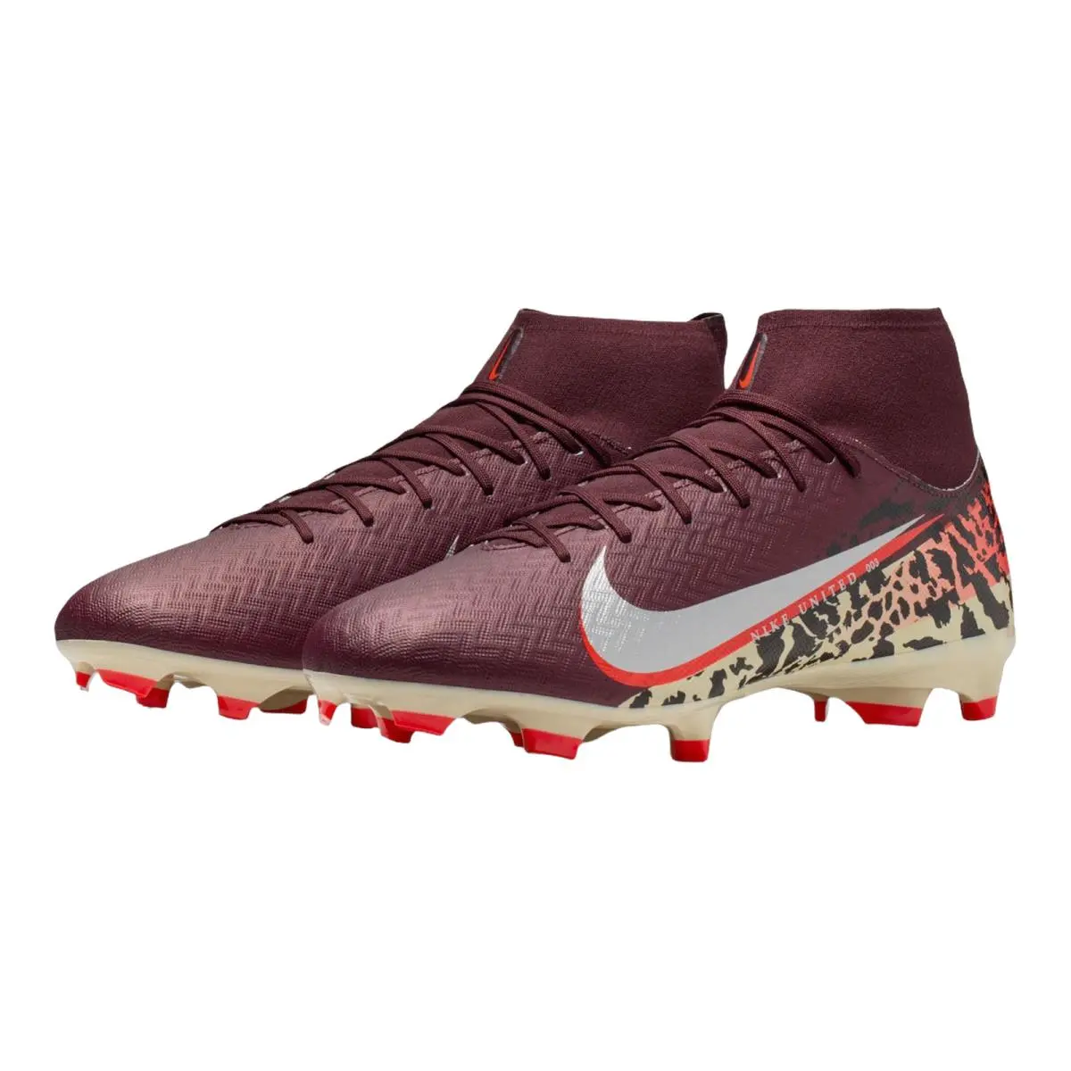 Nike shoes - NIKE Mercurial Superfly 10 Academy FG/MG - IO8441-661 - (NU) Burgundy Crush/Metallic Silver 9