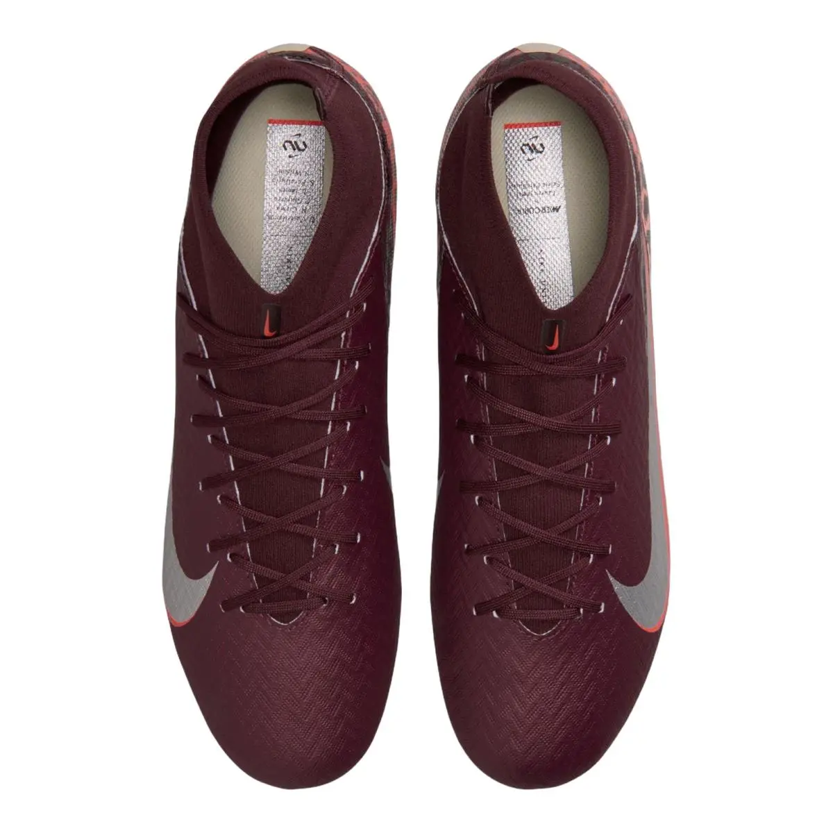 Nike shoes - NIKE Mercurial Superfly 10 Academy FG/MG - IO8441-661 - (NU) Burgundy Crush/Metallic Silver 10