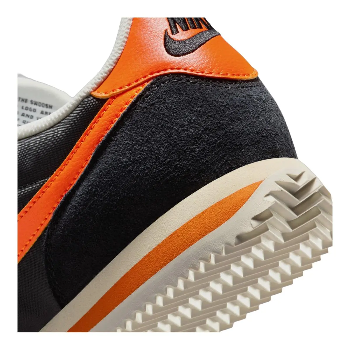 Nike shoes - NIKE Cortez Textile - Cortez Textile - HF0263-003 - Black/Safety Orange/Sail/Muslin 1