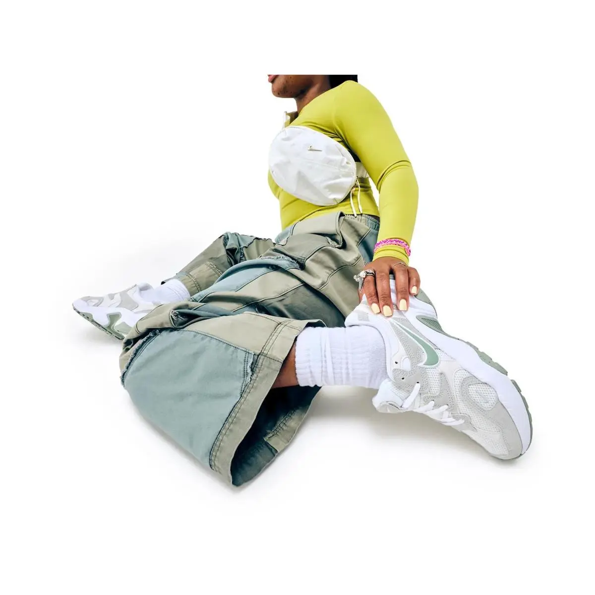 Nike shoes - Grey/Green 9